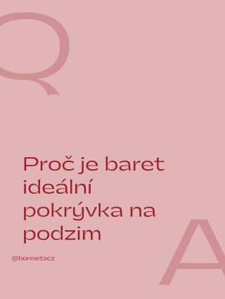 Podzim může být krásný, když se na něj těšíte. 🍂 Baret je ten malý kousek, který z obyčejného dne udělá speciální. Je...